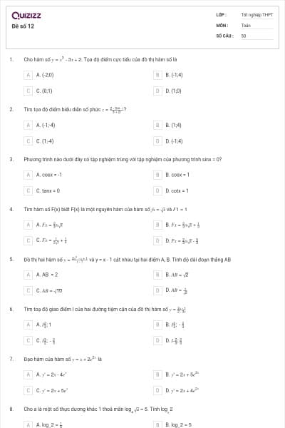 Đề số 12