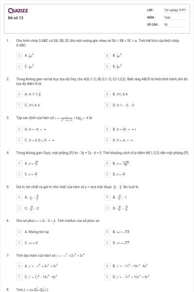 Đề số 13