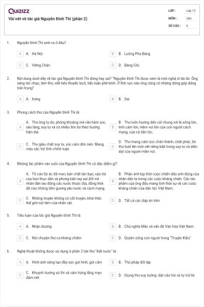 Vài nét về tác giả Nguyễn Đình Thi (phần 2)