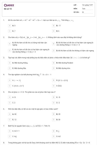 Đề số 15
