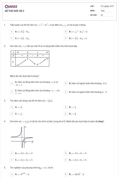 ĐỀ THỬ SỨC SỐ 2