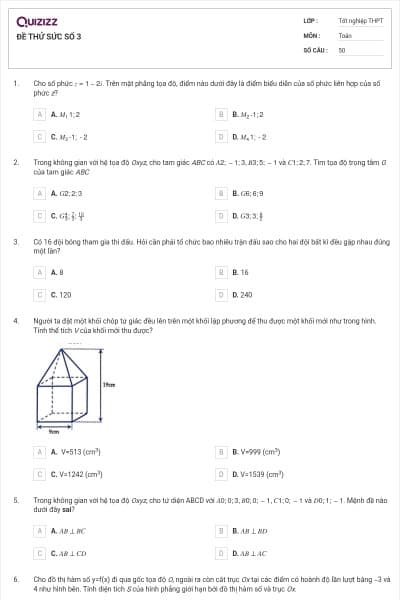 ĐỀ THỬ SỨC SỐ 3