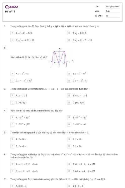 Đề số 15
