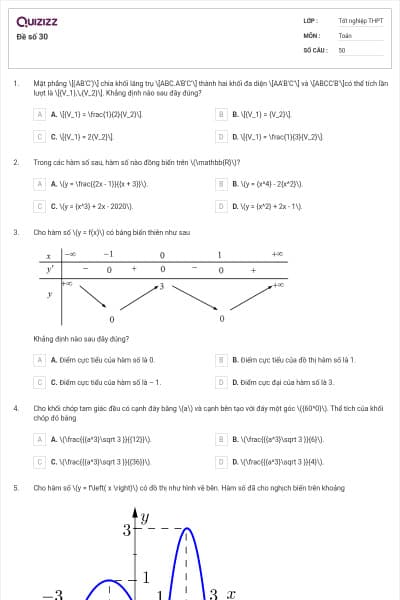 Đề số 30