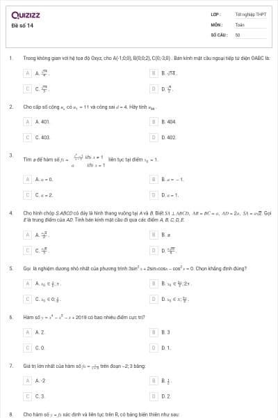 Đề số 14
