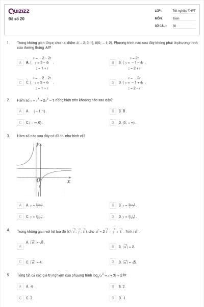 Đề số 20